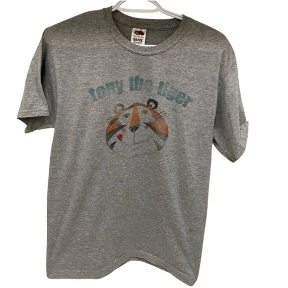 Kellogg’s Tony The Tiger - Distressed Print Vintage Mascot T-Shirt Size M - Picture 1 of 6